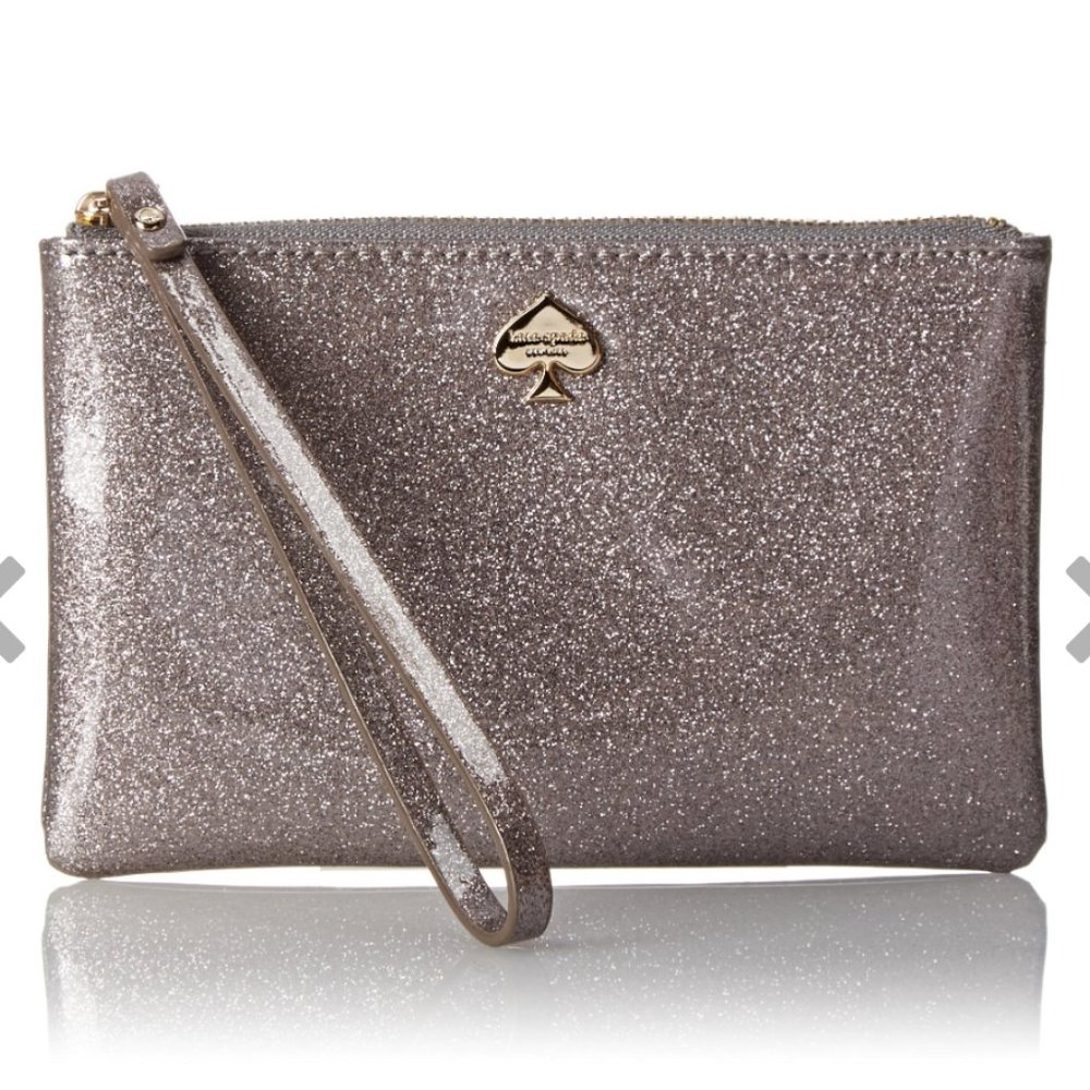 ***SOLD***Kate Spade 14K Gold Glitter Wallet NWT - Picture 2 of 8